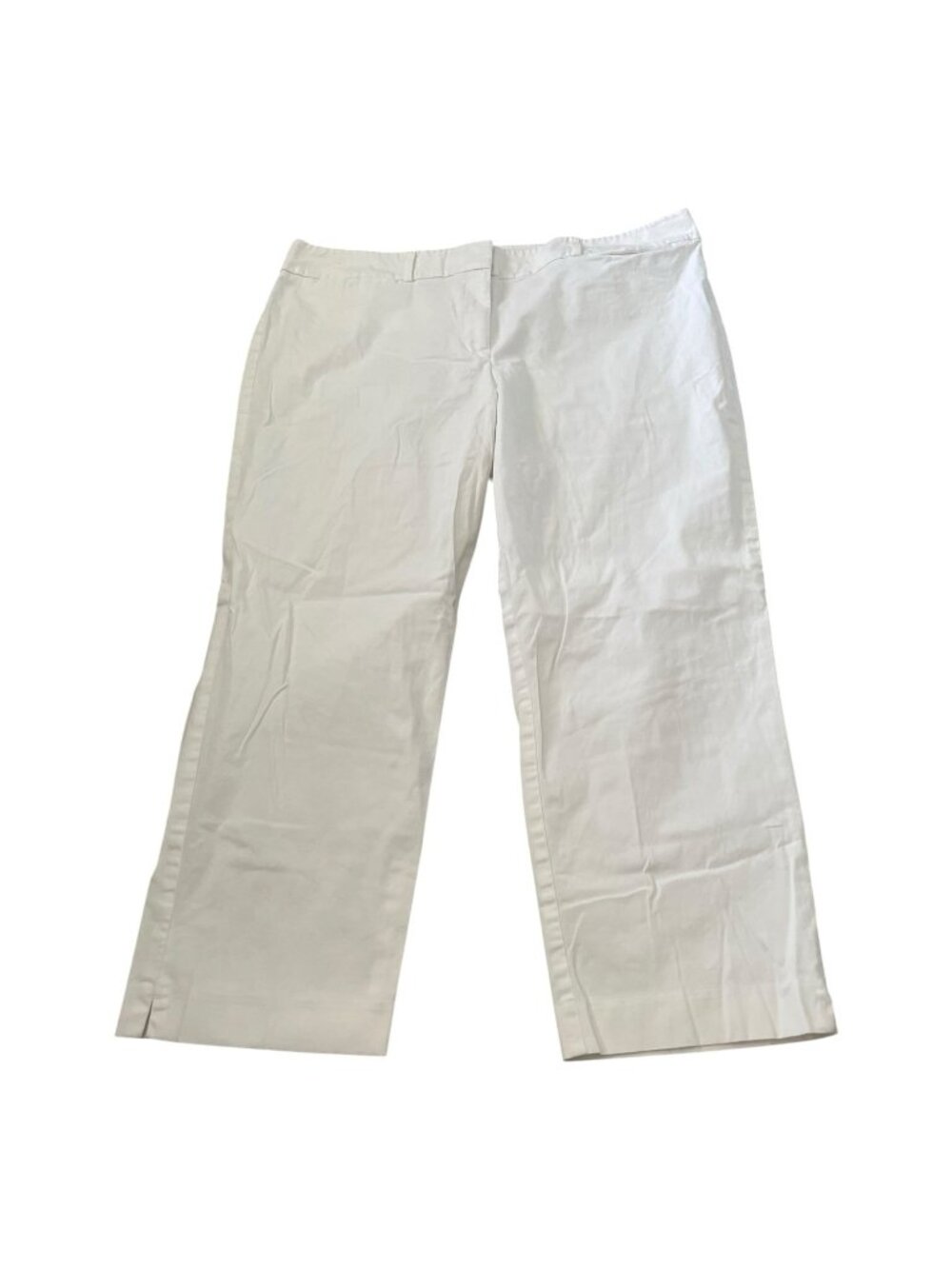 Ann Taylor white straight leg pants size 16